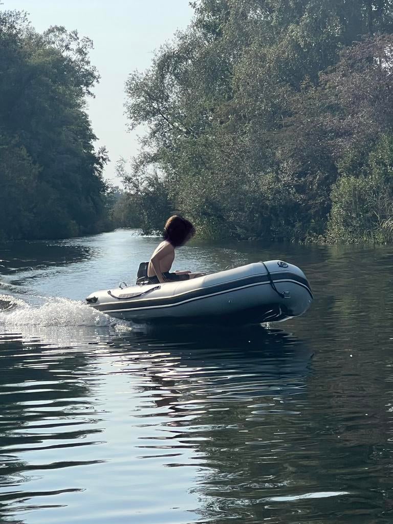 Quicksilver 320 Sport Rubberboot met Aluminium Bodem, Watersport en Boten, Rubberboten, Ophalen, Aluminium, Quicksilver, Gebruikt