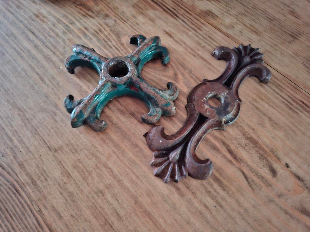 2  Muurankers voor Kaarsen/Waxinelichtjes, Antiek en Kunst, Ophalen of Verzenden