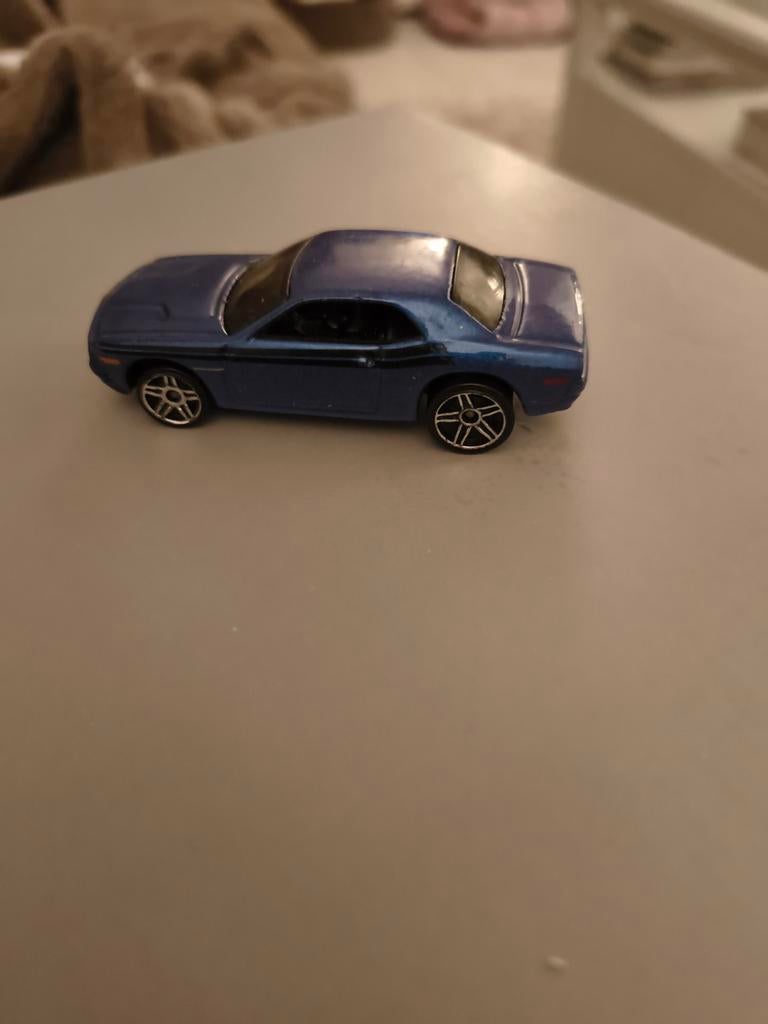 Hot Wheels Dodge Challenger Concept - Blauw, Overige merken, Gebruikt, 1:50 of kleiner, Auto
