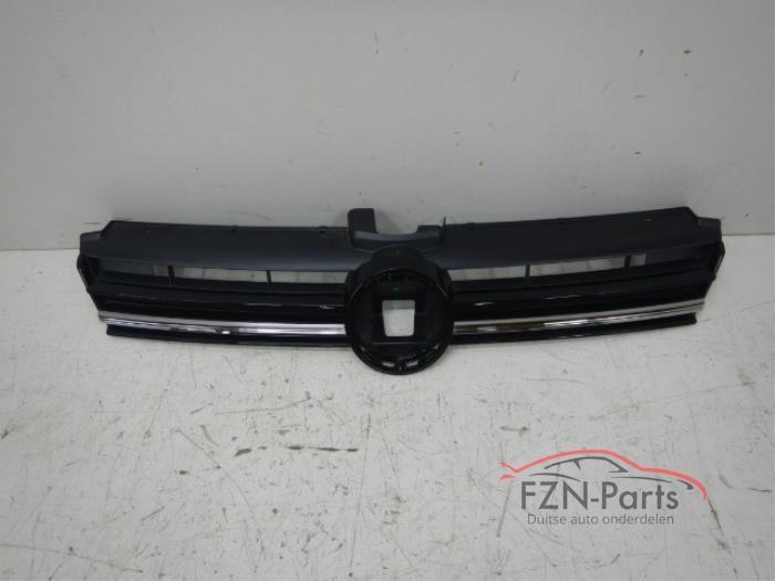 VW Golf 7 Facelift grille Chrome Hoogglans Zwart ACC, Ophalen of Verzenden, Gebruikt