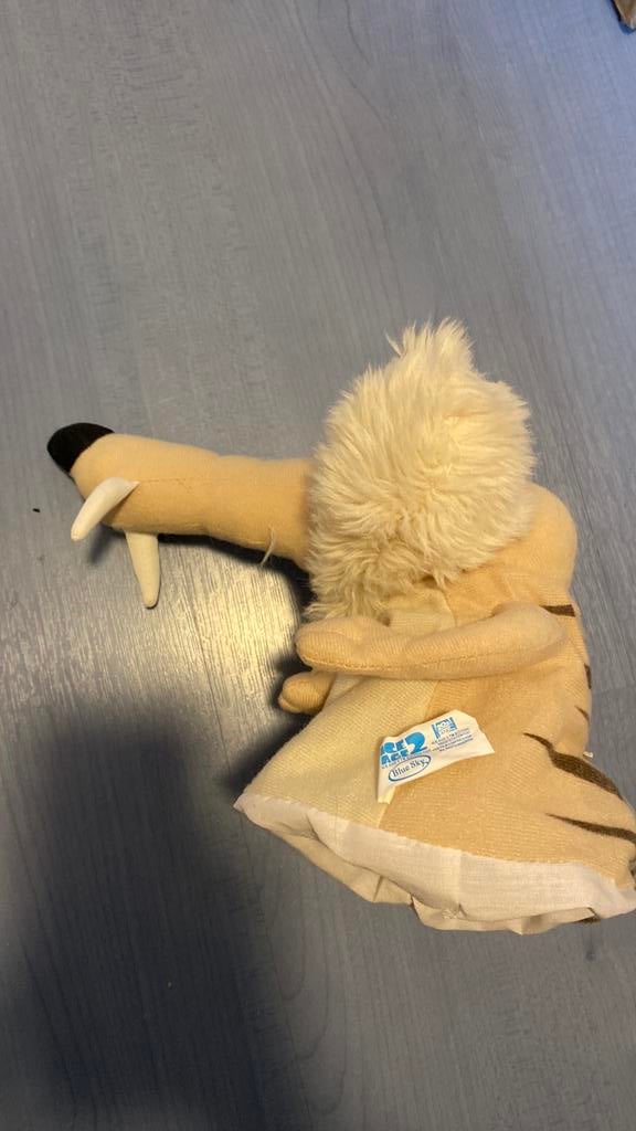 Ice age handknuffel, Kinderen en Baby's, Speelgoed | Knuffels en Pluche, Ophalen of Verzenden, Zo goed als nieuw, Overige typen