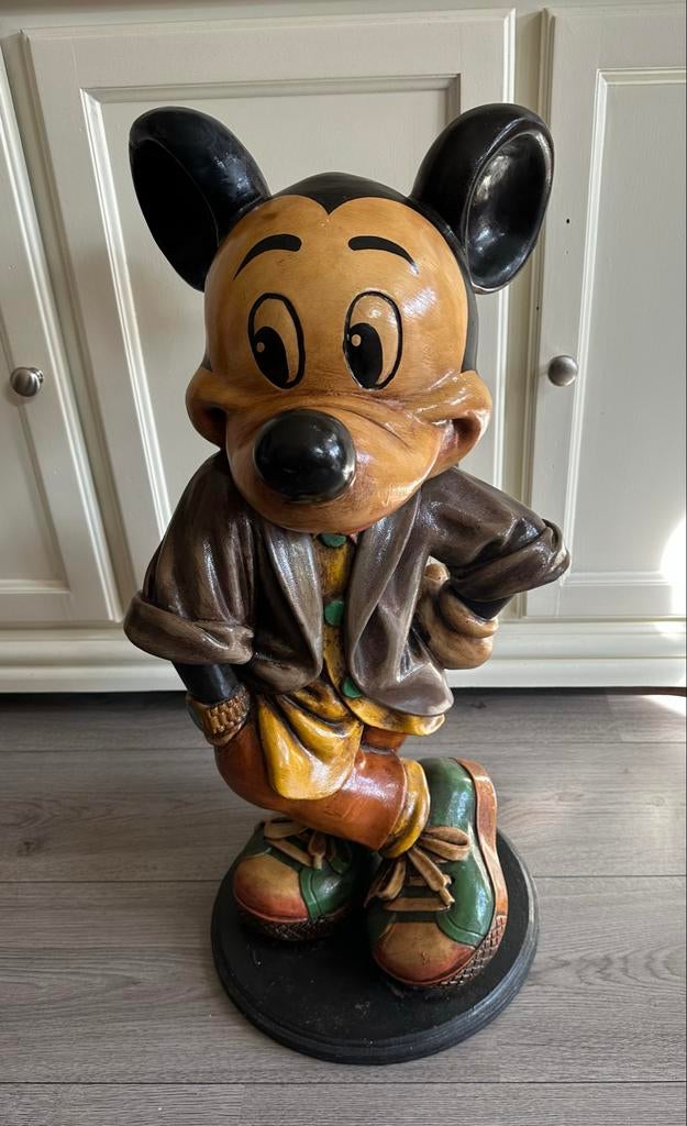 Disney groot Mickey Mouse beeld, Verzamelen, Disney, Ophalen of Verzenden, Mickey Mouse, Gebruikt, Beeldje of Figuurtje