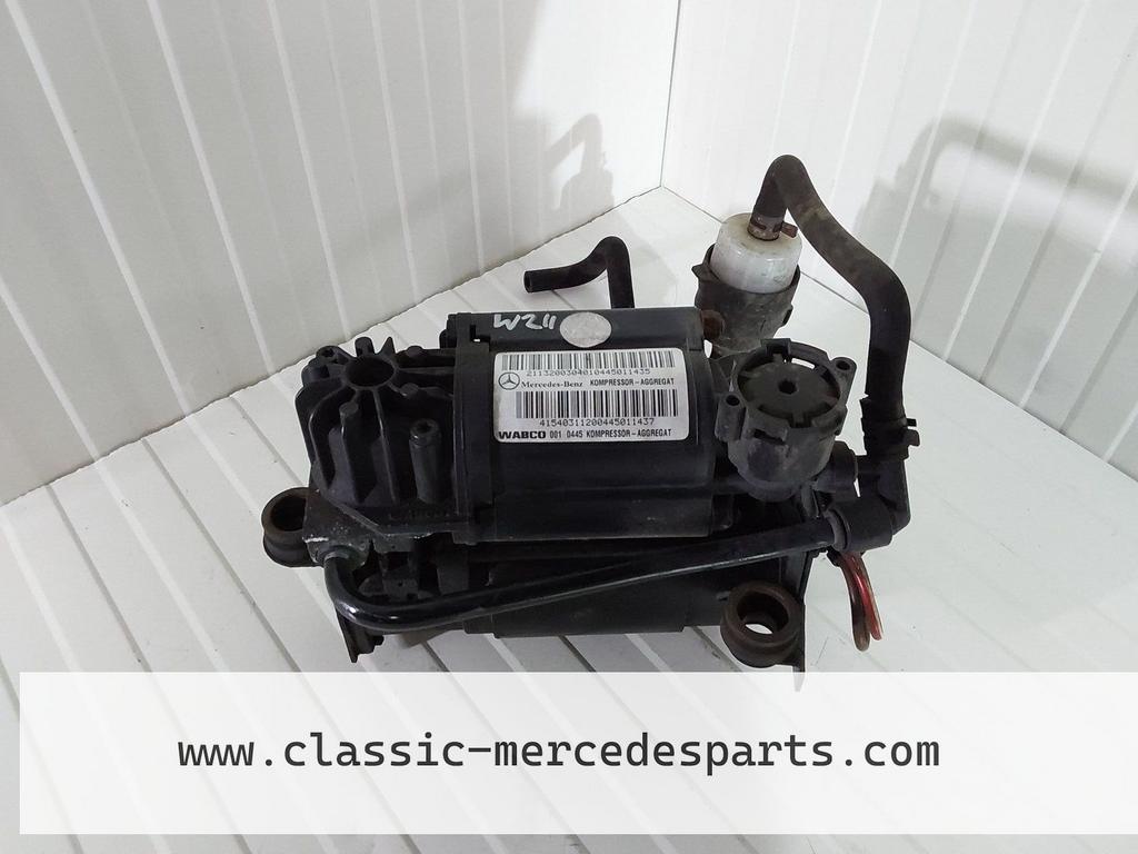 Luchtpomp luchtvering Mercedes W211 2113200304 Wabco, Gebruikt, -, Ophalen of Verzenden, -
