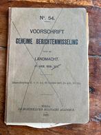Nederlands mobilisatie voorschrift morse radio LVA sein, Verzamelen, Militaria | Tweede Wereldoorlog, Ophalen of Verzenden, Duitsland