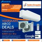 AIRCO SYSTEMEN INCL MONTAGE EN TOT 10JAAR GARANTIE!!, Verwarmen, Nieuw, 3 snelheden of meer, Ophalen of Verzenden