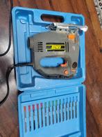 decoupeerzaag plus zaagjes u-schacht, Doe-het-zelf en Verbouw, 600 tot 1200 watt, Ophalen of Verzenden, Zo goed als nieuw, Decoupeerzaag