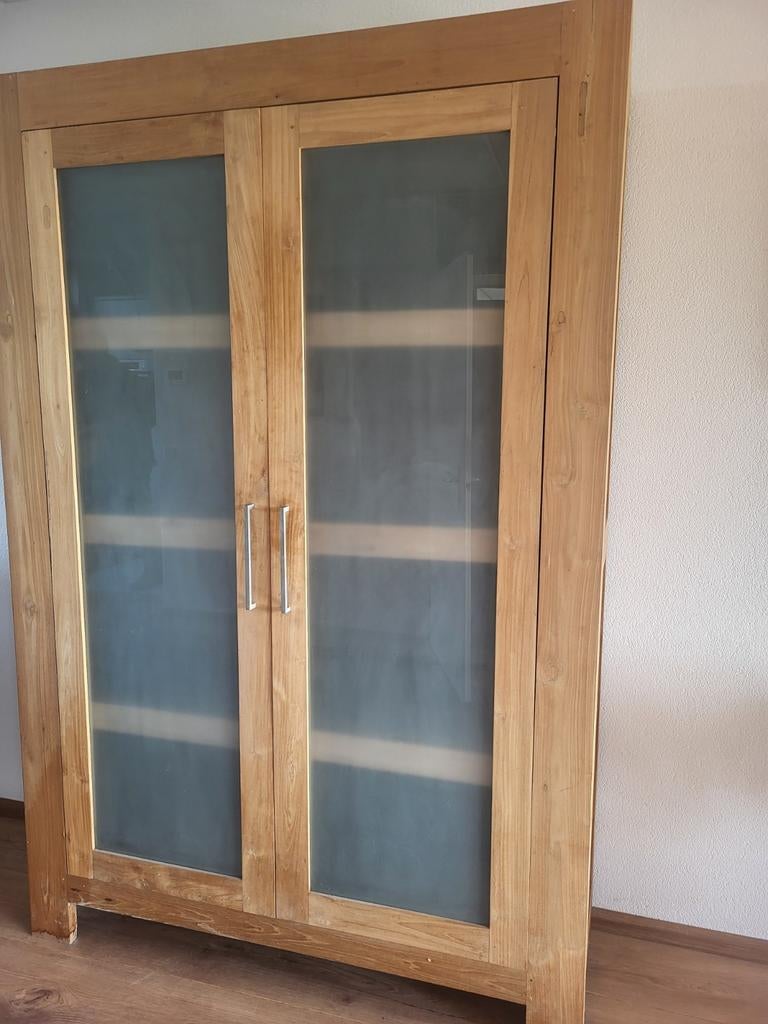Teak meubels, Huis en Inrichting, Kasten | Vitrinekasten, Ophalen, Gebruikt, Teakhout, 50 tot 100 cm