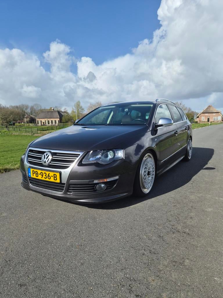 Volkswagen Passat R-Line Variant 2009, Beige, 4 cilinders, Leder, Stationwagon