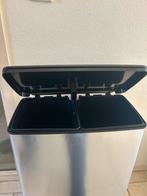 Brabantia prullenbak 54 liter met 2 inzetbakken - Nieuw, Met pedaal, ., Nieuw, 40 liter of meer