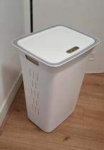 Wasmand Blokker - Wit met grijs, Ophalen