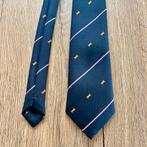 Stropdas Nedlloyd - Donkerblauw - Goede staat, Ophalen of Verzenden, Zo goed als nieuw, Blauw, Met patroon