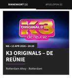 1 kaartje k3 originals in Ahoy, Tickets en Kaartjes, Eén persoon