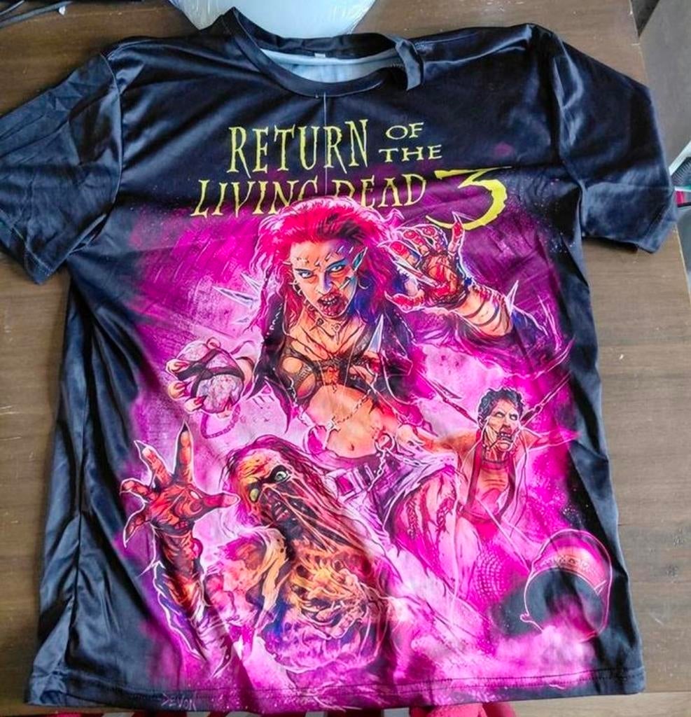 Return of the Living Dead 3 t-shirt., Ophalen of Verzenden, Zo goed als nieuw, Maat 52/54 (L), Zwart