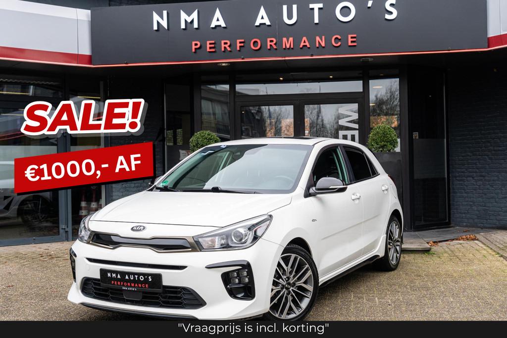 Kia Rio 1.0 TGDI GT Line DEALER GARANTIE / PANO / ACC / SPOR, Auto's, Gebruikt, Euro 6, Rio, Geïmporteerd