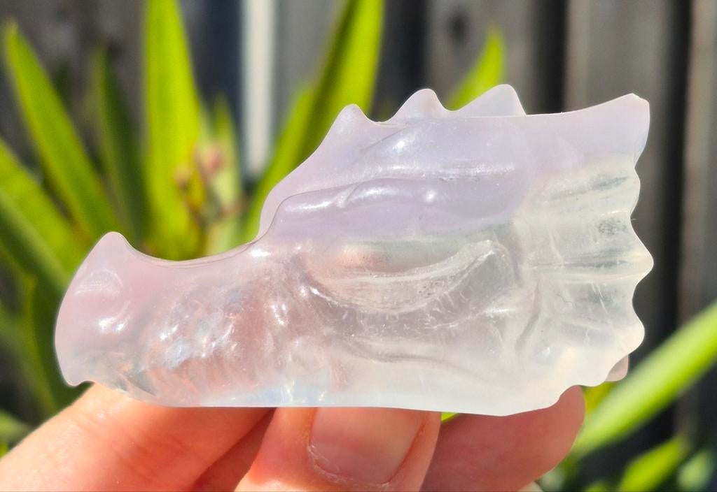 Ytrium fluoriet drakenhoofd, Verzamelen, Mineralen en Fossielen, Ophalen of Verzenden