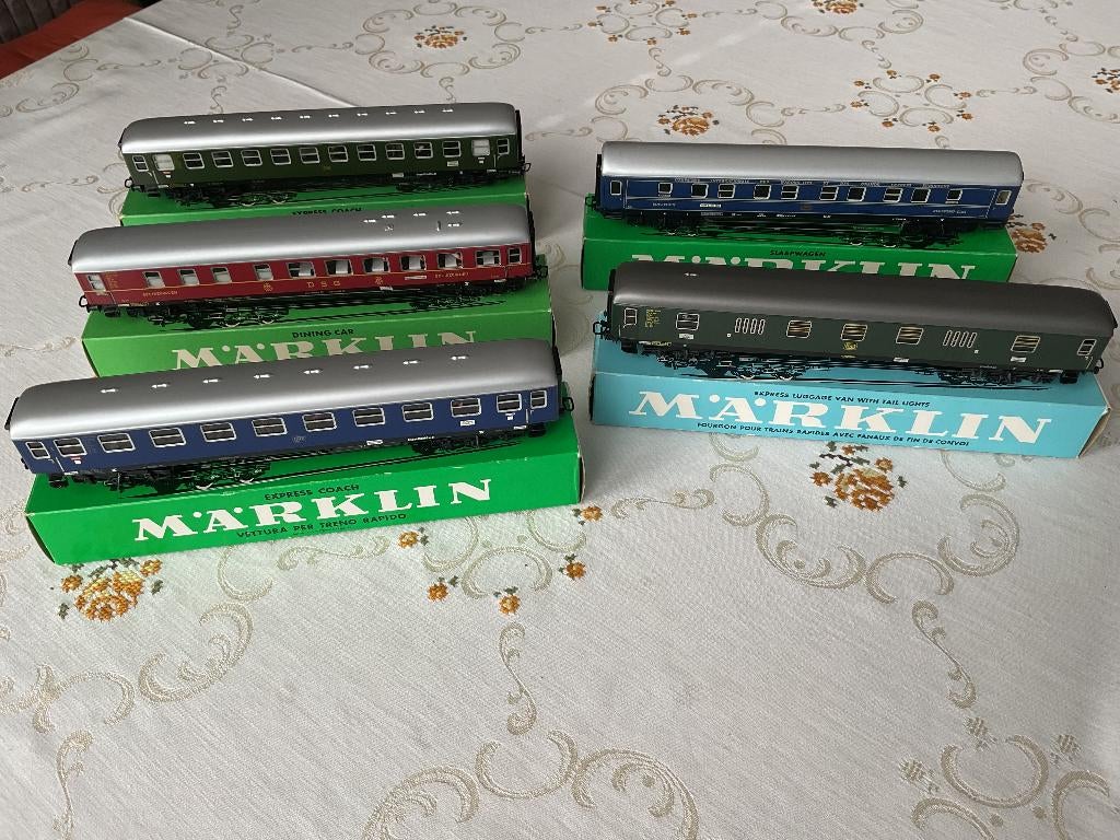 maerklin D-trein rijtuigen, Wisselstroom, Ophalen of Verzenden, Märklin, Nieuw