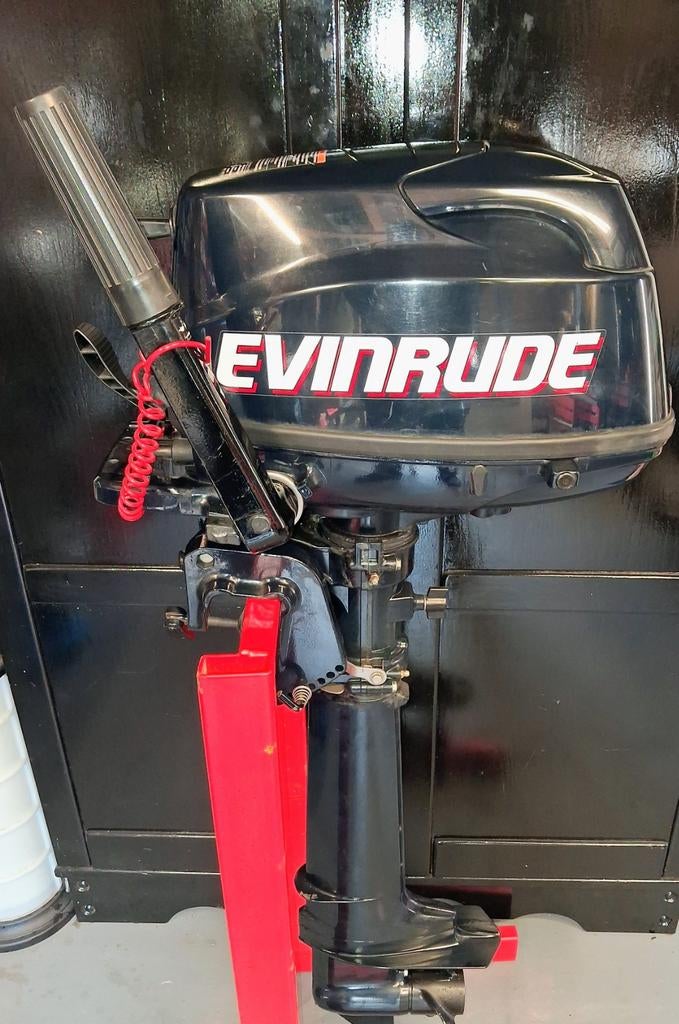6 pk , langstaart, , 4 takt  , Evinrude / Mercury, Watersport en Boten, Ophalen, Zo goed als nieuw, Benzine, 5 tot 10 pk