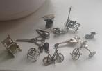 Collectie Miniatuur Zilveren 800 Voorwerpen, Ophalen of Verzenden