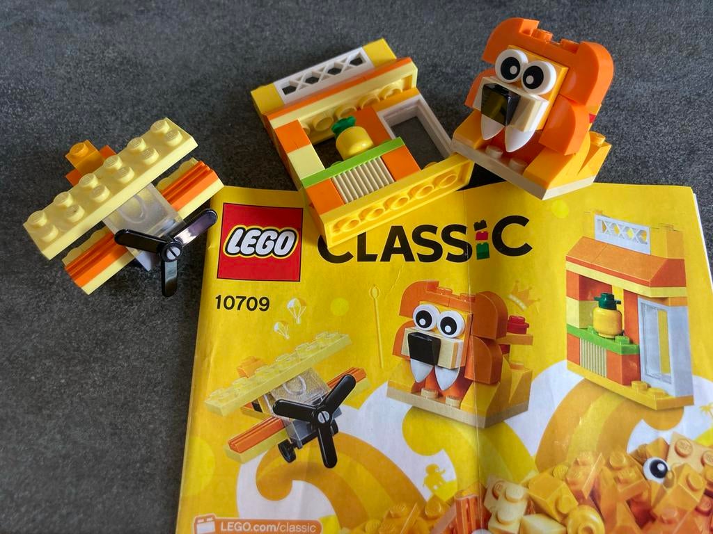 LEGO Classic Gele Creatieve Doos - 10709 (Zo goed als nieuw), Ophalen of Verzenden, Zo goed als nieuw, Complete set, Lego