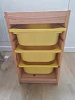 Ikea houten kastje met gele lades, Ophalen, Gebruikt