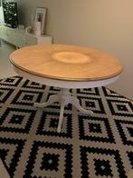 Uitschuifbare Ronde Eettafel Hout, Ophalen, Gebruikt, 100 tot 150 cm, Rond