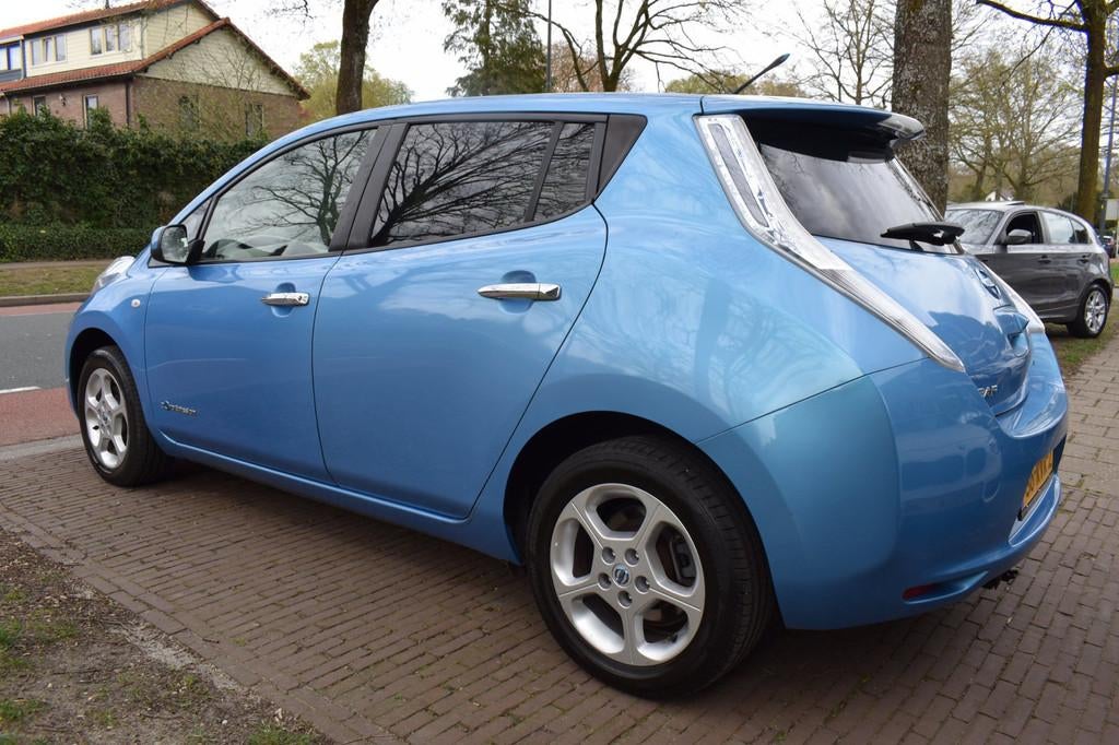 Nissan LEAF Base 24 kWh, Auto's, Nissan, Gebruikt, 199 km, Blauw, Origineel Nederlands