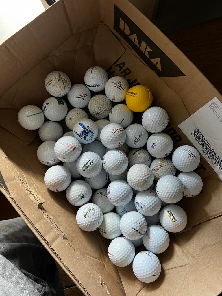 Golfballen, Ophalen of Verzenden, Gebruikt, Bal(len)