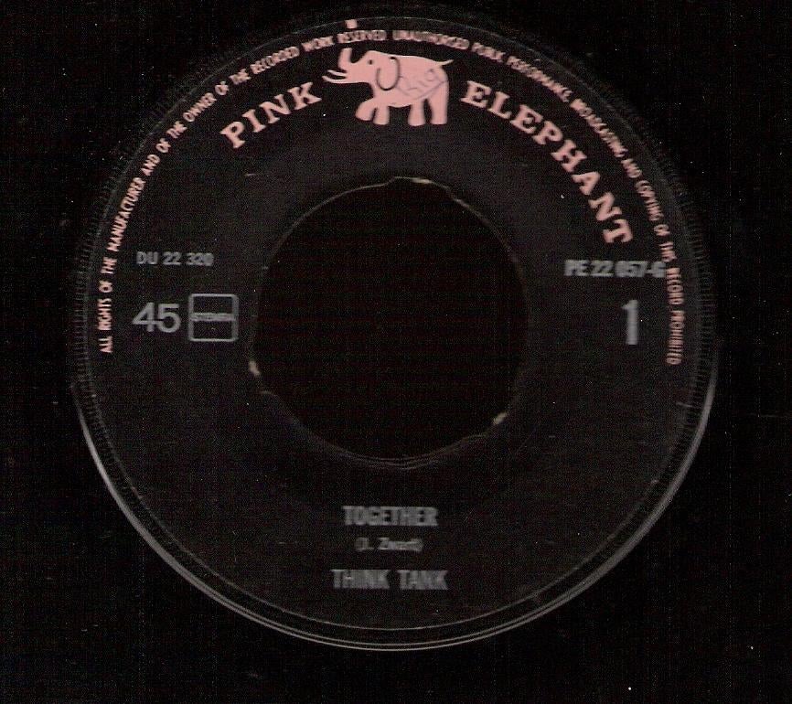 Think Tank - Together - Hold My Hand-Pink Elephant 1972, Ophalen, Gebruikt, Pop