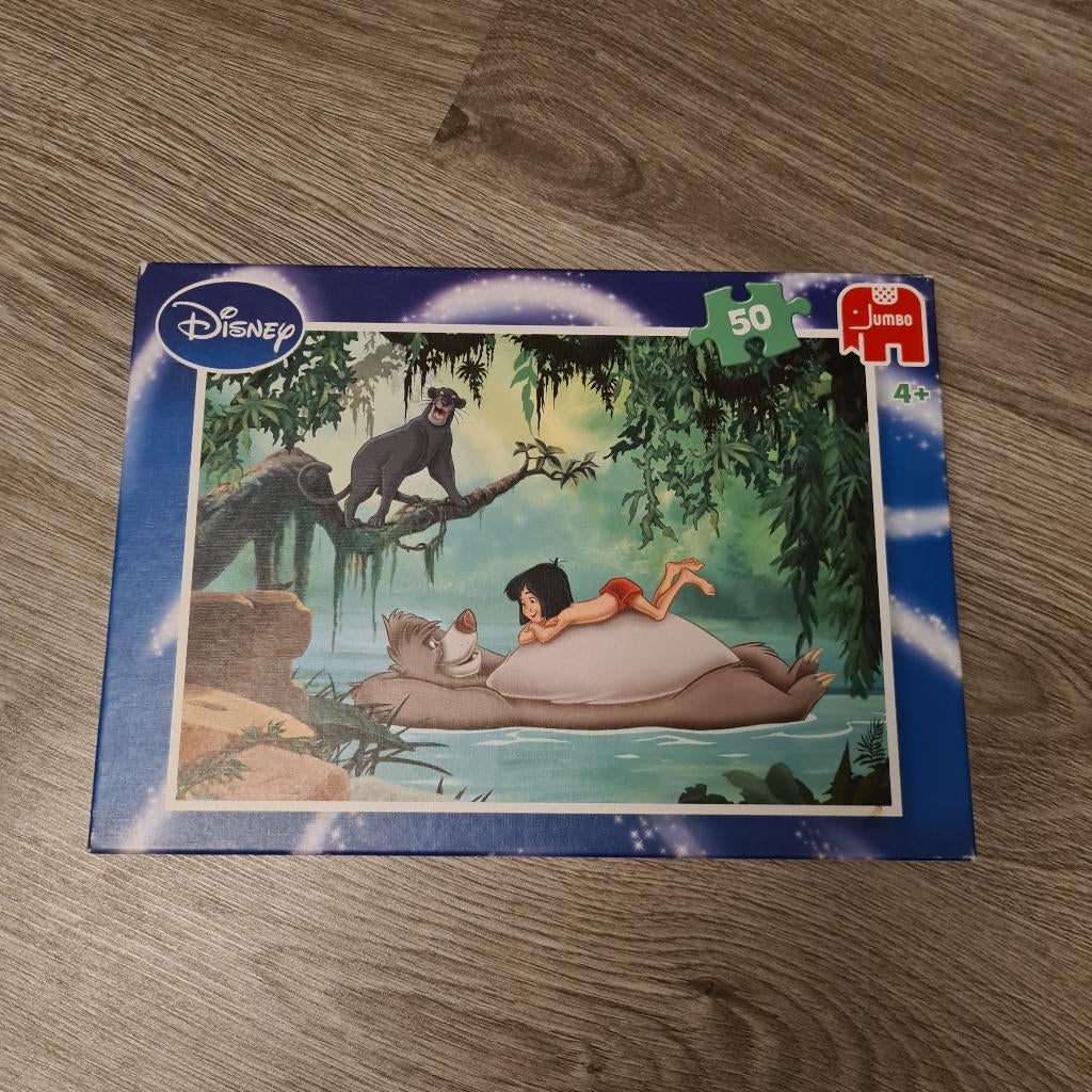 Jungle Book Puzzel (Disney), Ophalen of Verzenden, Meer dan 50 stukjes, Gebruikt, 6 jaar of ouder