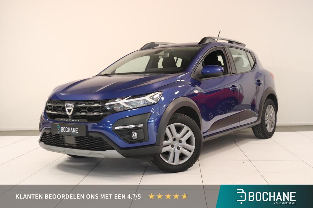 Dacia Sandero Stepway 1.0 TCe 100 Bi-Fuel Comfort | Airco |, Auto's, Voorwielaandrijving, Met garantie (alle), Blauw, 610 kg