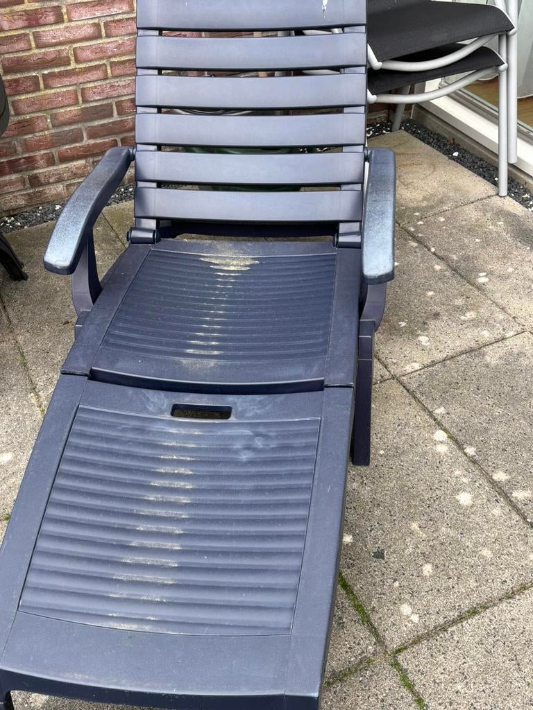 Ligbed tuin, Tuin en Terras, Ligbedden, Ophalen, Gebruikt, Kunststof