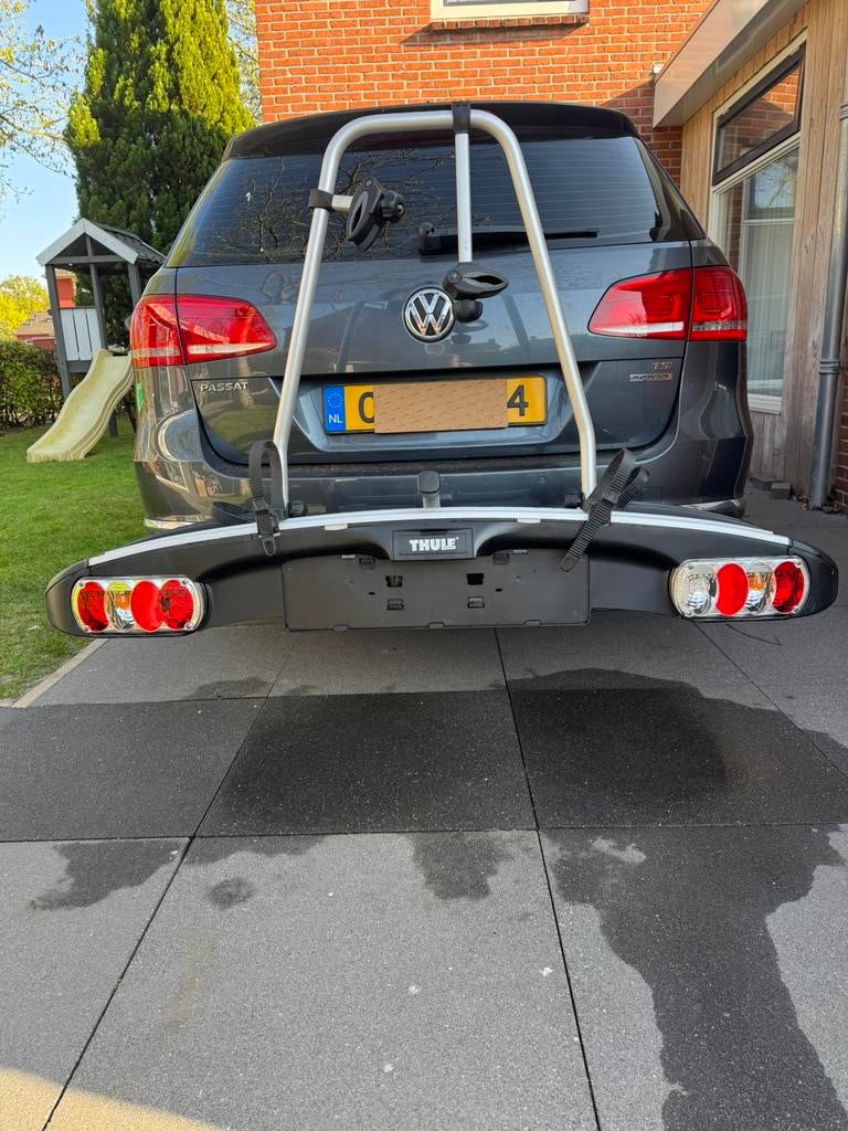 Thule Euroclassic fietsendrager, Ophalen, 2 fietsen, Zo goed als nieuw, Trekhaakdrager