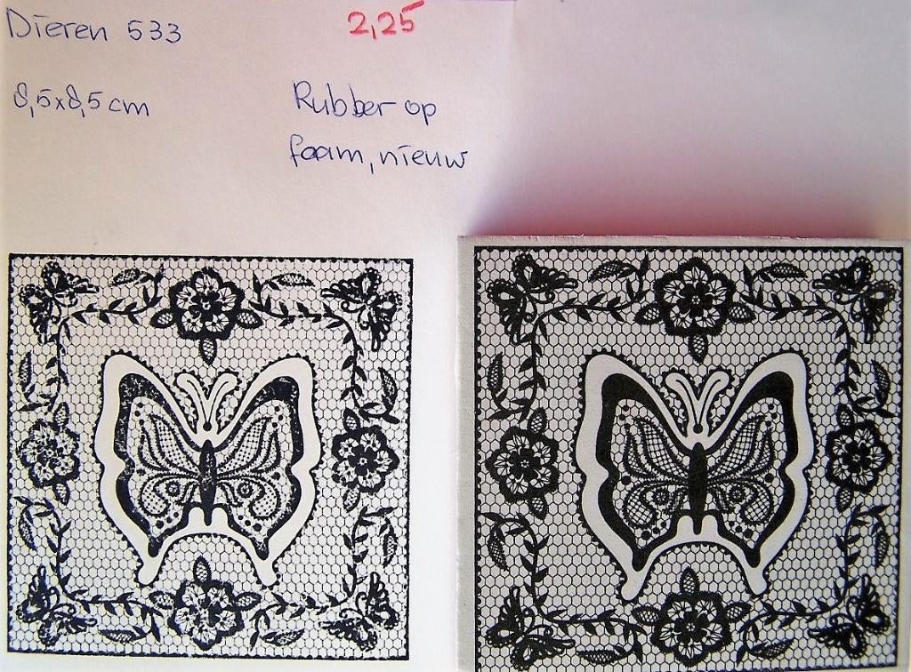 Dieren 533 Rubber op foam, Ophalen of Verzenden, Nieuw, Overige typen