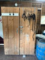 Zadelkast hout op wielen, Dieren en Toebehoren, Paarden en Pony's | Overige Paardenspullen, Ophalen, Gebruikt, Overige soorten