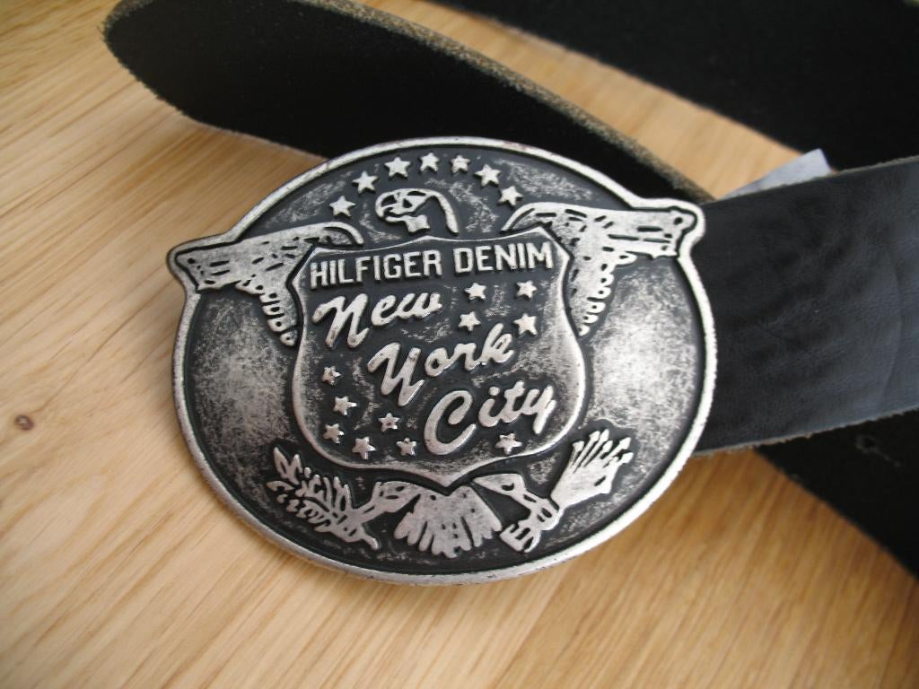 Dames of Heren Tommy Hilfiger Ceintuur, 95 tot 105 cm, Overige kleuren, Echt leder, Tommy Hilfiger