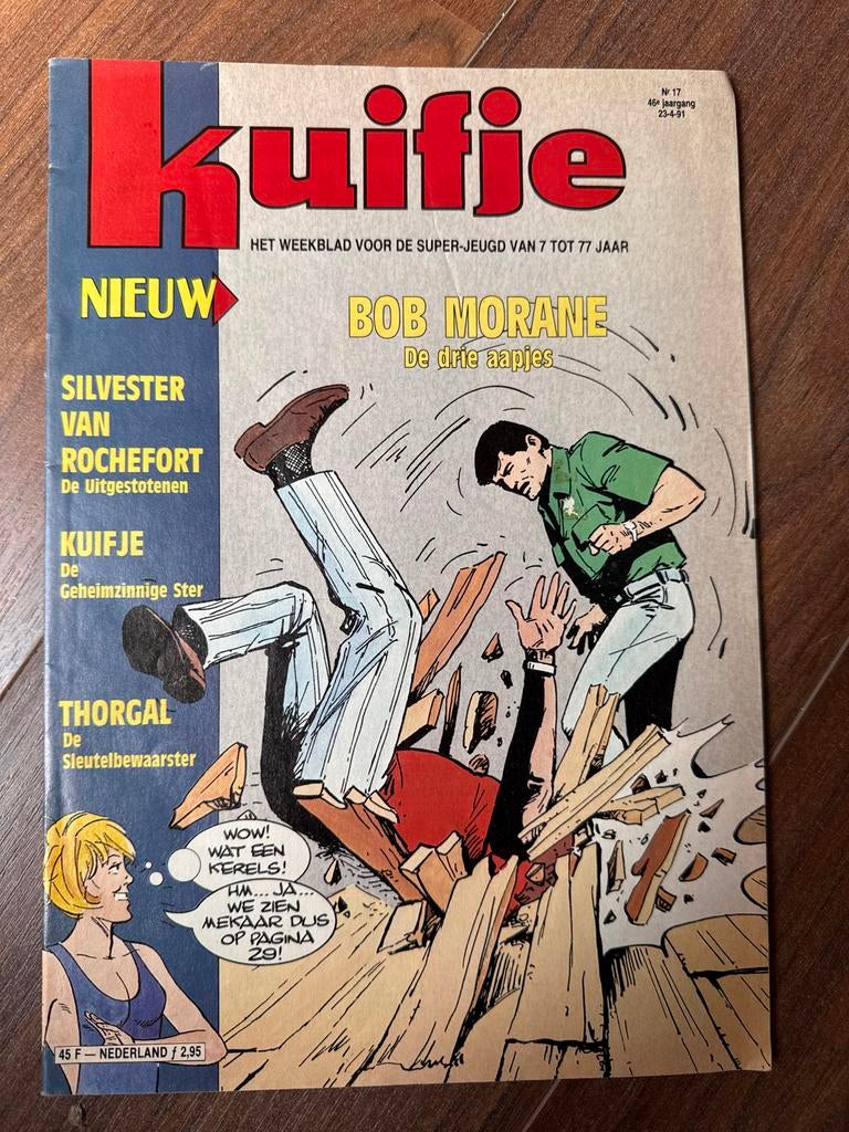 Kuifje Weekblad Nr. 17 - Bob Morane, Silvester, Thorgal, Boeken, Eén stripboek, Ophalen of Verzenden, Nieuw