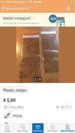 Plastic zakjes met sluitstrip, Ophalen of Verzenden