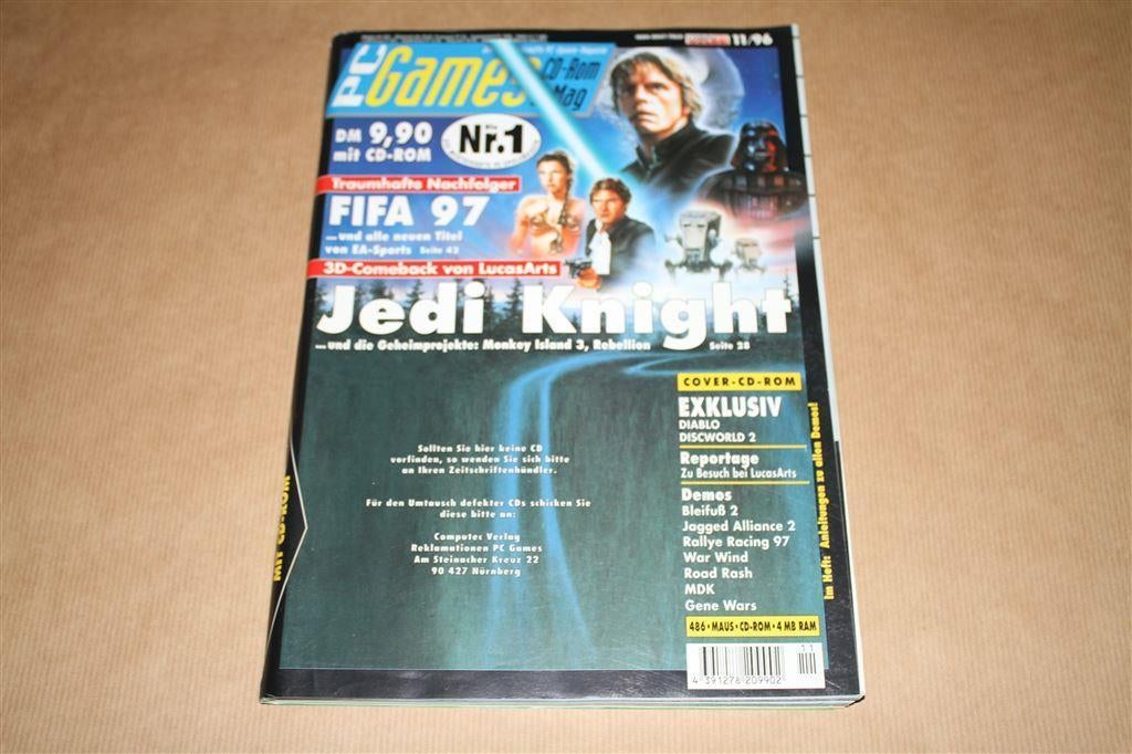 Zeldzaam magazine - PC Games - 1996 !!, Ophalen of Verzenden, Zo goed als nieuw, Muziek, Film of Tv