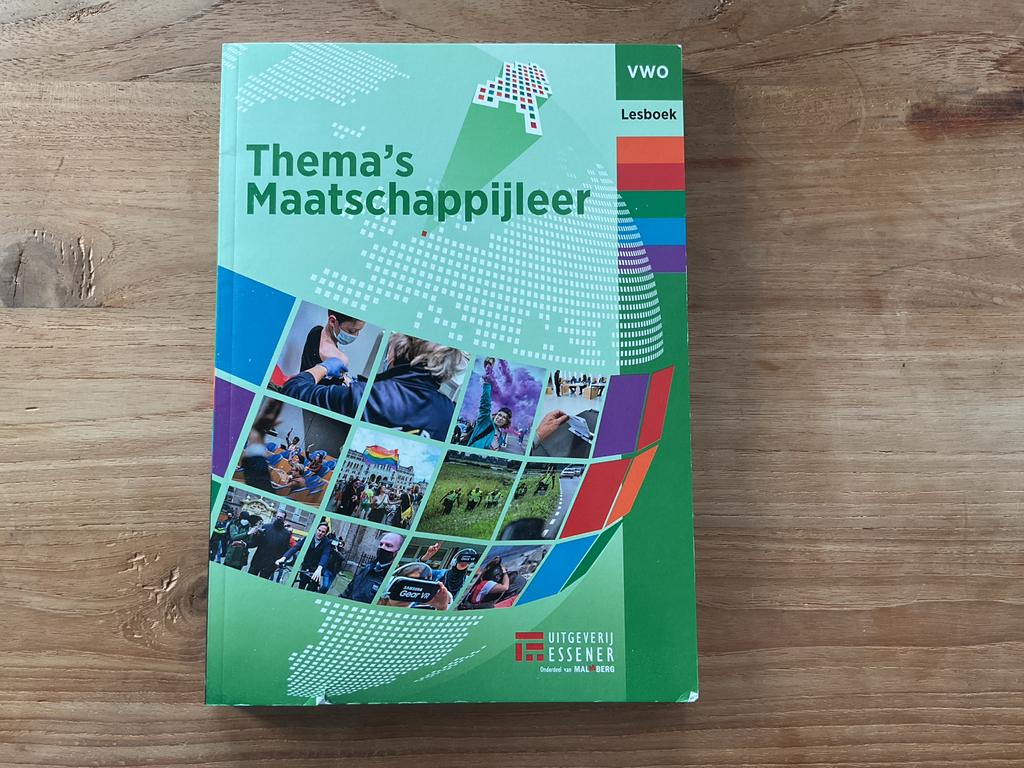 Thema's Maatschappijleer lesboek VWO, Ophalen of Verzenden, Gelezen, VWO, Maatschappijleer