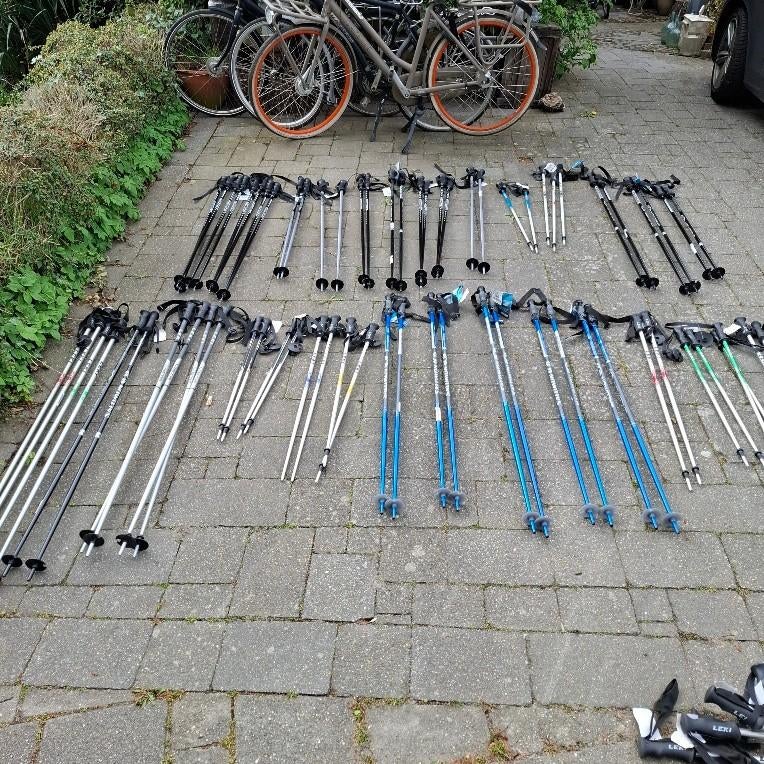 ski stokken atomic , salomon , leki, Ophalen, Stokken, 100 tot 140 cm, Nieuw