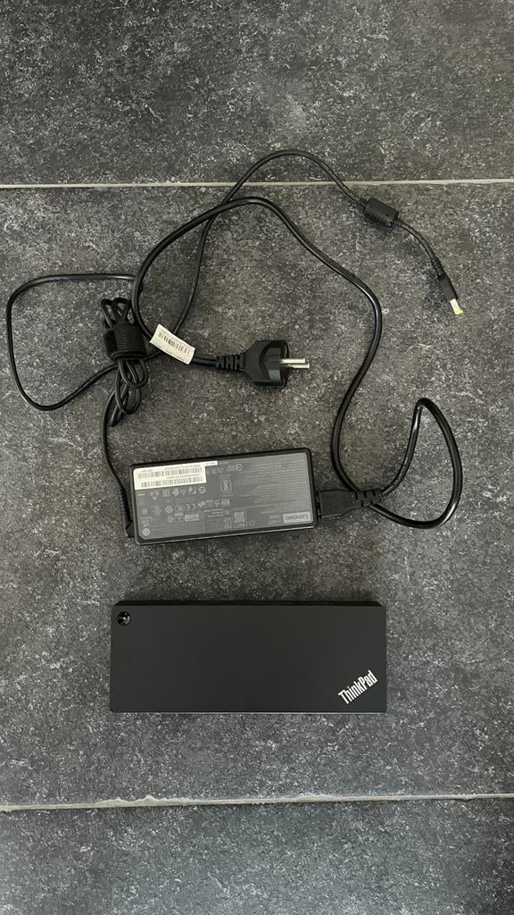 Station D'accueil Lenovo ThinkPad Hybrid USB-C (40AF) Avec USB-A, HDMI, DP, 4k, Occasion