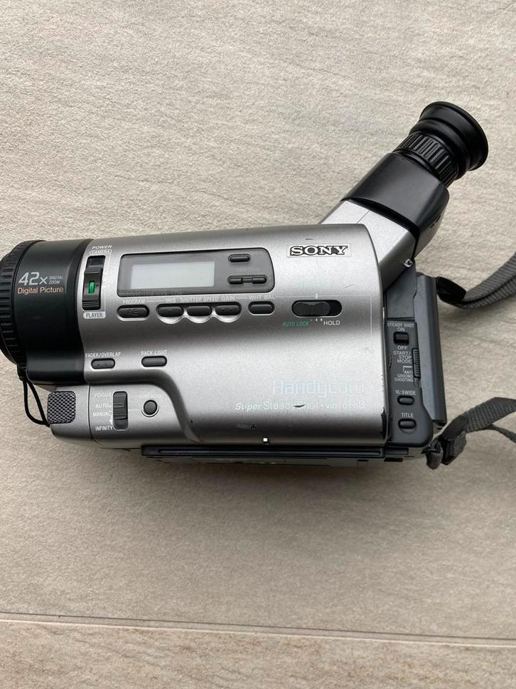 Sony analoge Handycam videocamera, Audio, Tv en Foto, Videocamera's Analoog, Hi 8, Ophalen