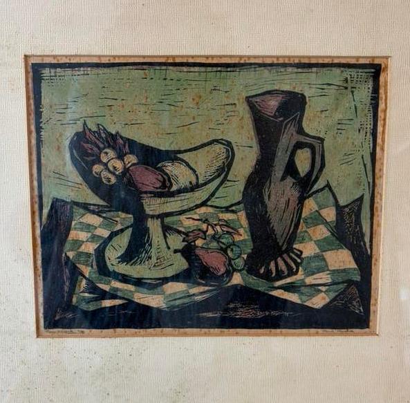 Handdruk Henk Munnik 1912-1997, Antiek en Kunst, Ophalen of Verzenden