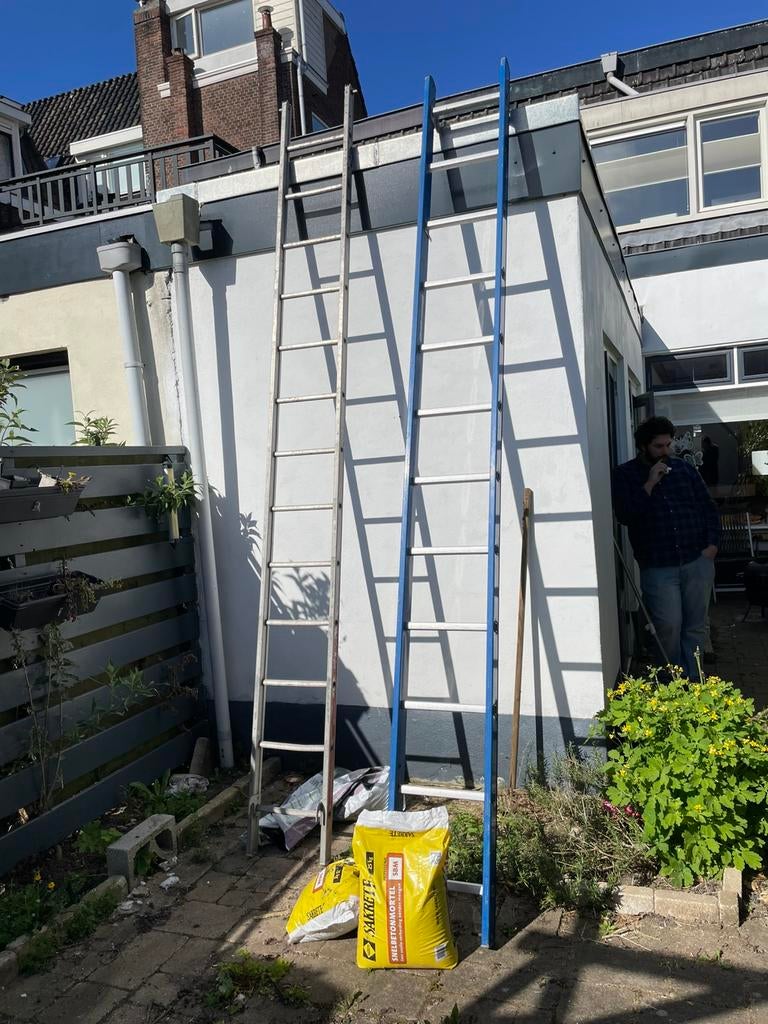Ladders, Doe-het-zelf en Verbouw, Steigers, Ophalen, Gebruikt, Overige typen, 2 tot 5 meter