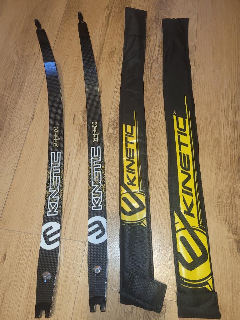 Handboog Kinetic Carbon latten recurve, Sport en Fitness, Handboogschieten, Ophalen of Verzenden, Gebruikt, Recurveboog