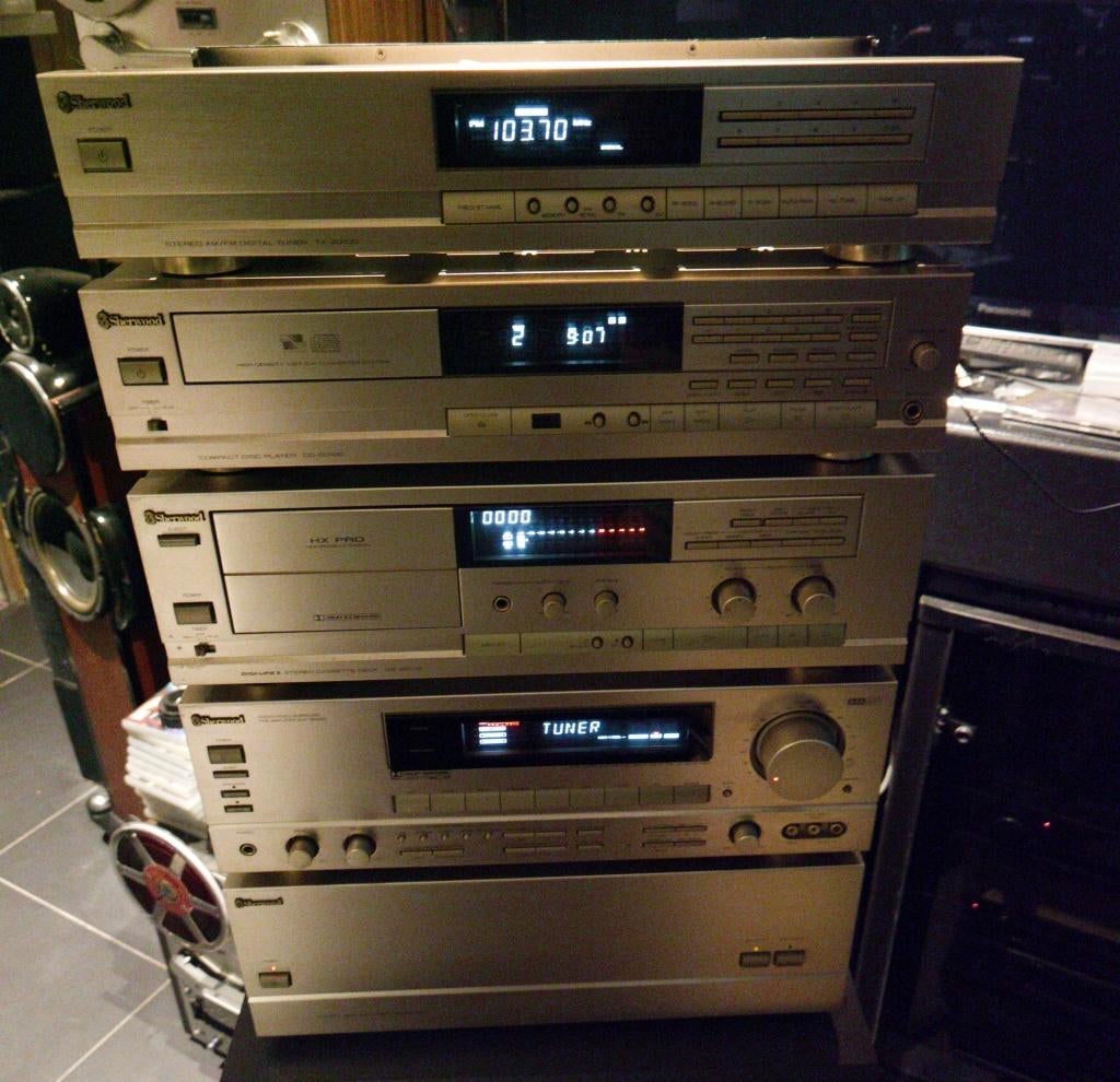 Sherwood complete set + B&W's, Audio, Tv en Foto, Tuner of Radio, Losse componenten, Zo goed als nieuw, Ophalen