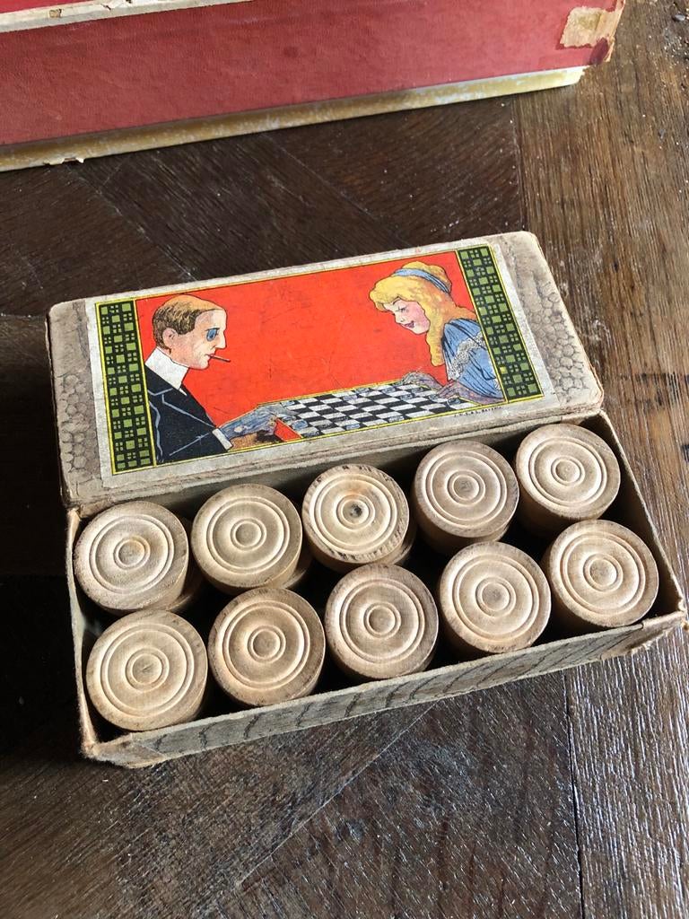 Antieke damstenen uit 1930, gemerkt, Ophalen of Verzenden