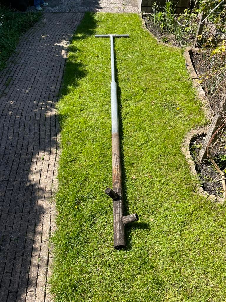 Verkeersbordpaal / flespaal - 283 cm lang, Ophalen, Gebruikt, 250 cm of meer, Palen