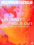 Awakenings tickets Zaterdag 3 stuks, Twee personen