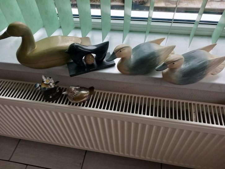 Diverse beeldjes van vogels en eenden, Verzamelen, Beelden en Beeldjes, Gebruikt, Dier, Ophalen of Verzenden